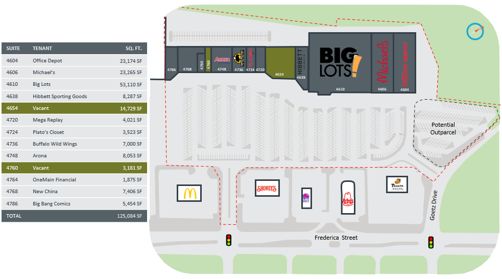 Towne Sqaure North Site Plan